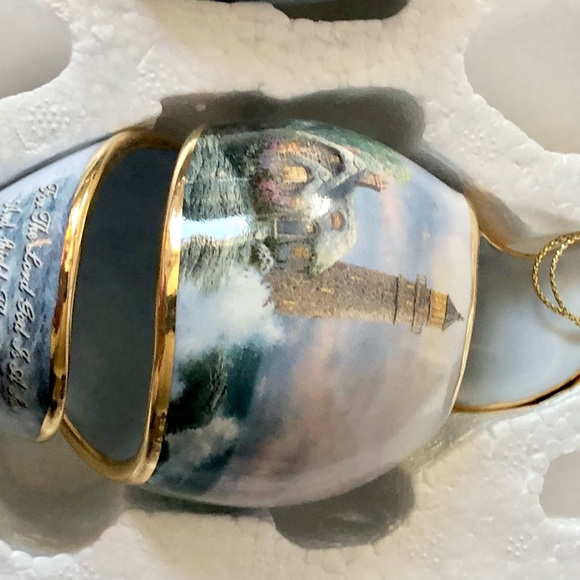 Set of 3 Vintage Thomas Kinkade’s “SHORELINE SPLENDOR “ Collectible New - Picture 11 of 13